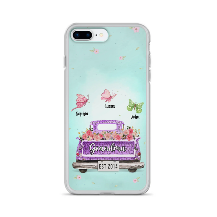 Custom Personalized Grandma Phone Case - Gift Idea For Grandma/ Mom - Case For iPhone/ Samsung