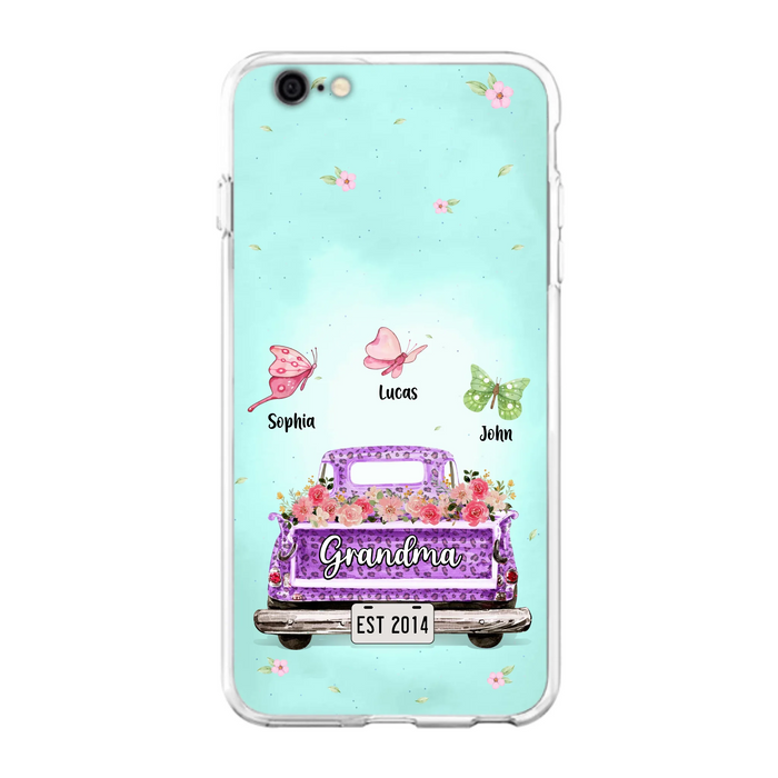 Custom Personalized Grandma Phone Case - Gift Idea For Grandma/ Mom - Case For iPhone/ Samsung