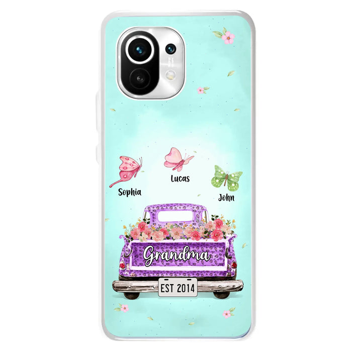 Personalized Grandma Phone Case - Gift Idea For Grandma/Mom - Up to 12 Kids - Case For Xiaomi/Oppo/Huawei