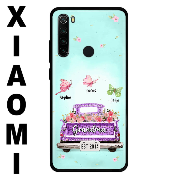 Personalized Grandma Phone Case - Gift Idea For Grandma/Mom - Up to 12 Kids - Case For Xiaomi/Oppo/Huawei