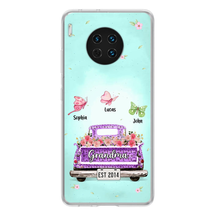 Personalized Grandma Phone Case - Gift Idea For Grandma/Mom - Up to 12 Kids - Case For Xiaomi/Oppo/Huawei