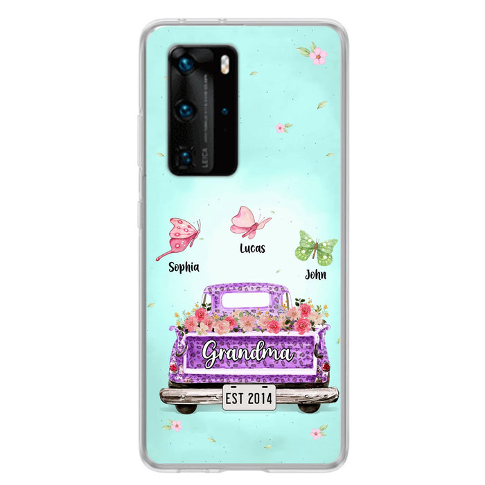 Personalized Grandma Phone Case - Gift Idea For Grandma/Mom - Up to 12 Kids - Case For Xiaomi/Oppo/Huawei