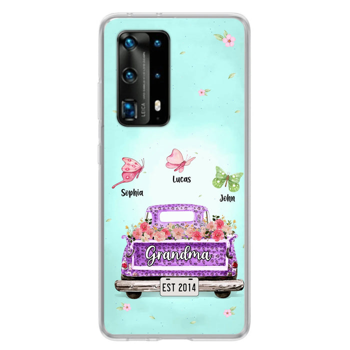 Personalized Grandma Phone Case - Gift Idea For Grandma/Mom - Up to 12 Kids - Case For Xiaomi/Oppo/Huawei
