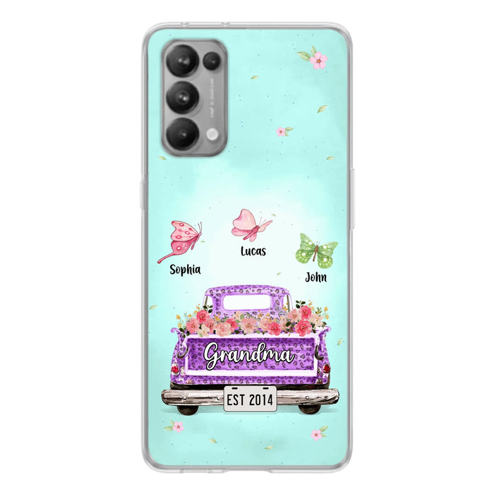 Personalized Grandma Phone Case - Gift Idea For Grandma/Mom - Up to 12 Kids - Case For Xiaomi/Oppo/Huawei
