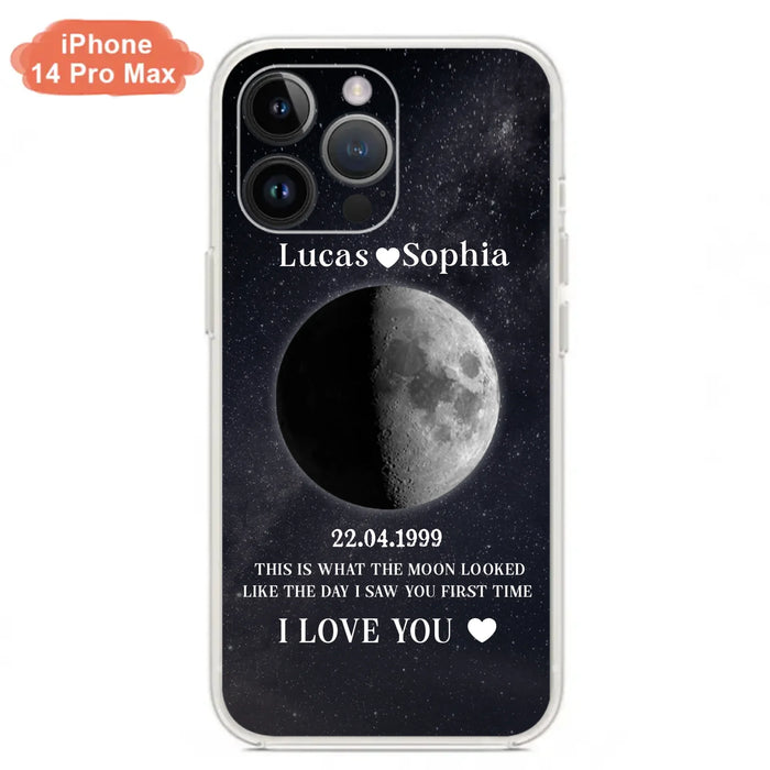 Custom Personalized Moon Phase Phone Case - Gifts for Birthday and Anniversary