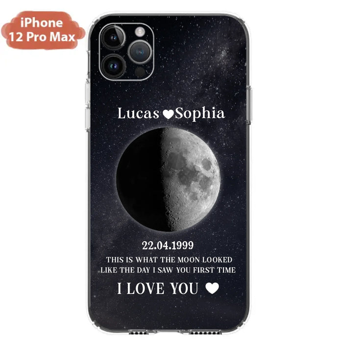 Custom Personalized Moon Phase Phone Case - Gifts for Birthday and Anniversary