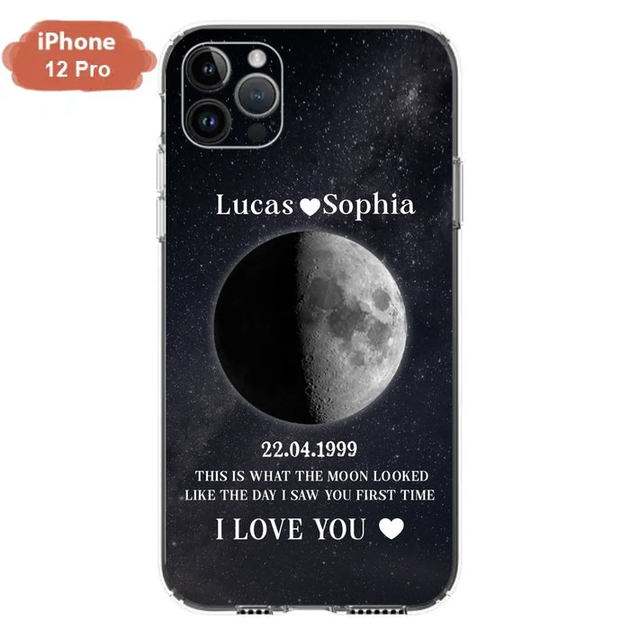 Custom Personalized Moon Phase Phone Case - Gifts for Birthday and Anniversary