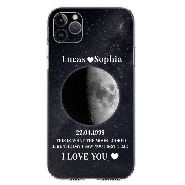 Custom Personalized Moon Phase Phone Case - Gifts for Birthday and Anniversary