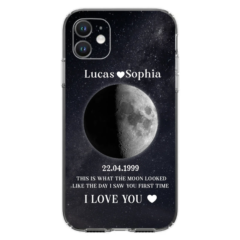 Custom Personalized Moon Phase Phone Case - Gifts for Birthday and Anniversary