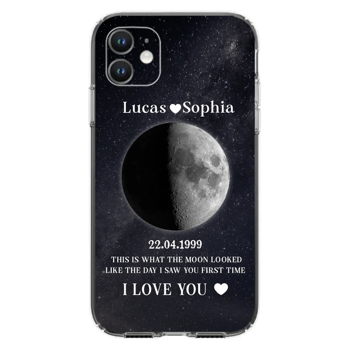 Custom Personalized Moon Phase Phone Case - Gifts for Birthday and Anniversary
