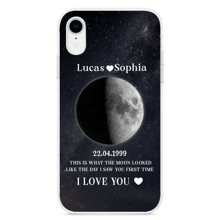 Custom Personalized Moon Phase Phone Case - Gifts for Birthday and Anniversary
