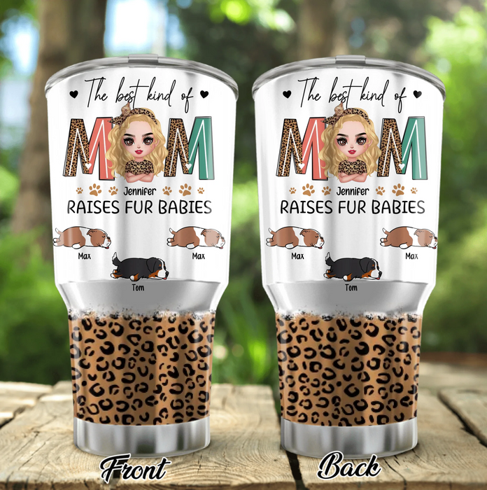Personalized Dog Mom Irregular Tumbler - Mother's Day Gift Idea For Dog Lover