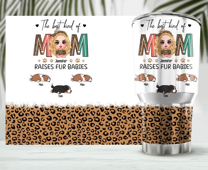 Personalized Dog Mom Irregular Tumbler - Mother's Day Gift Idea For Dog Lover