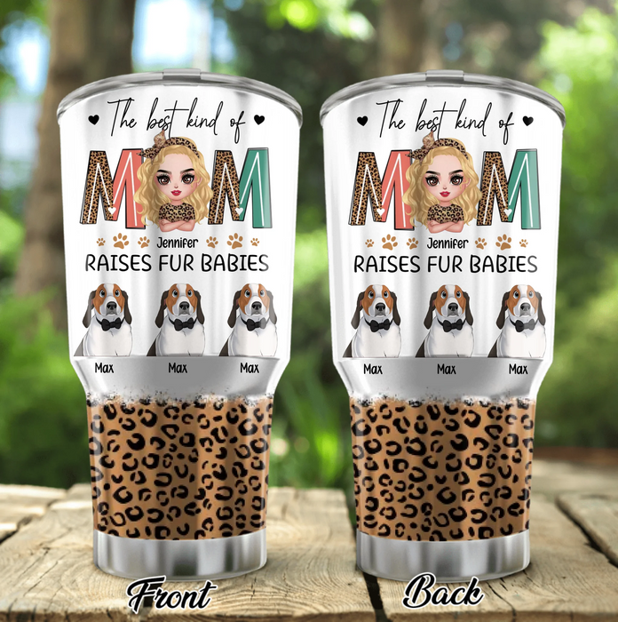 Personalized Dog Mom Irregular Tumbler - Mother's Day Gift Idea For Dog Lover