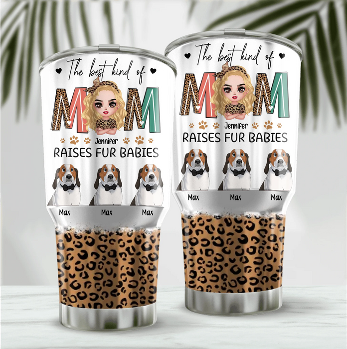 Personalized Dog Mom Irregular Tumbler - Mother's Day Gift Idea For Dog Lover