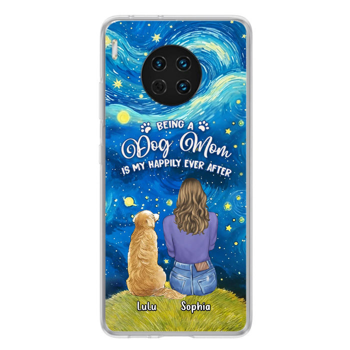 Personalized Dog Mom Phone Case - Up to 3 Dogs - Mother's Day Gift Idea For Dog Lover - Dog Mama Life Is Ruff - Case For Xiaomi/ Oppo/ Huawei