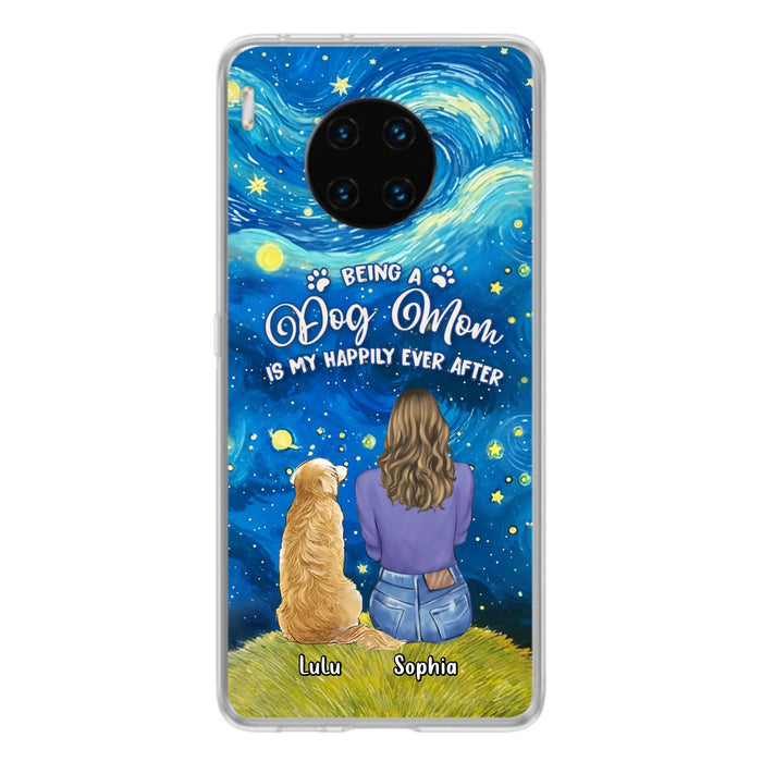 Personalized Dog Mom Phone Case - Up to 3 Dogs - Mother's Day Gift Idea For Dog Lover - Dog Mama Life Is Ruff - Case For Xiaomi/ Oppo/ Huawei