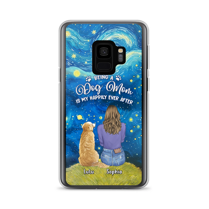 Personalized Dog Mom Phone Case - Up to 3 Dogs - Mother's Day Gift Idea For Dog Lover - Dog Mama Life Is Ruff - Case For iPhone/ Samsung
