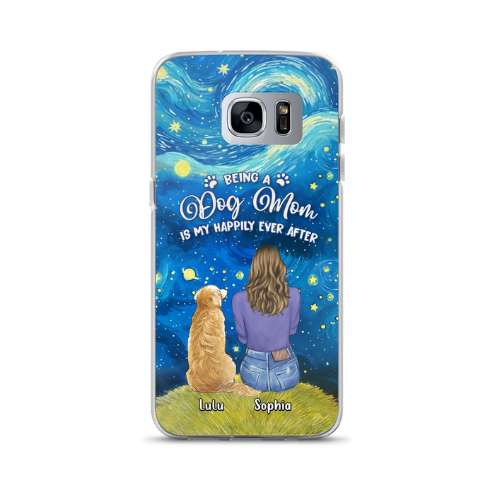Personalized Dog Mom Phone Case - Up to 3 Dogs - Mother's Day Gift Idea For Dog Lover - Dog Mama Life Is Ruff - Case For iPhone/ Samsung