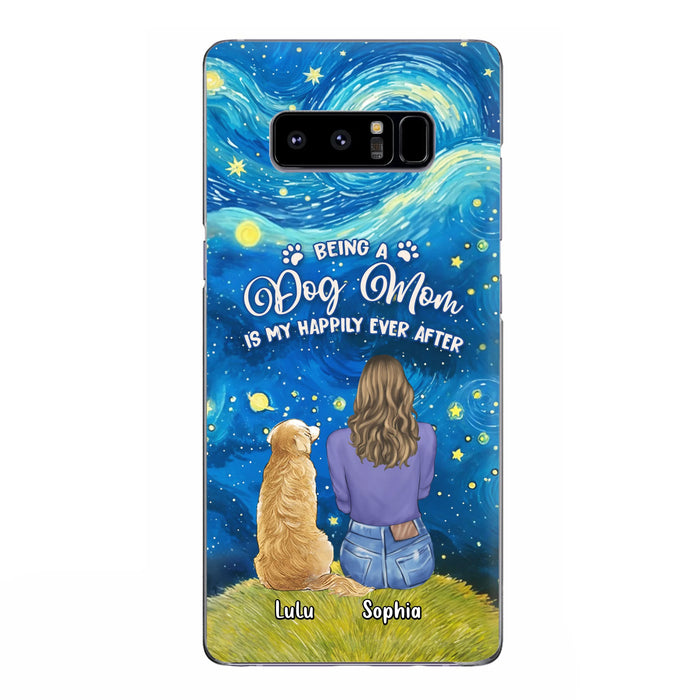 Personalized Dog Mom Phone Case - Up to 3 Dogs - Mother's Day Gift Idea For Dog Lover - Dog Mama Life Is Ruff - Case For iPhone/ Samsung
