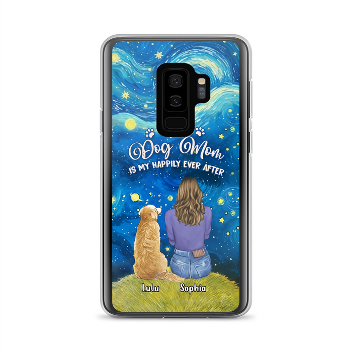 Personalized Dog Mom Phone Case - Up to 3 Dogs - Mother's Day Gift Idea For Dog Lover - Dog Mama Life Is Ruff - Case For iPhone/ Samsung