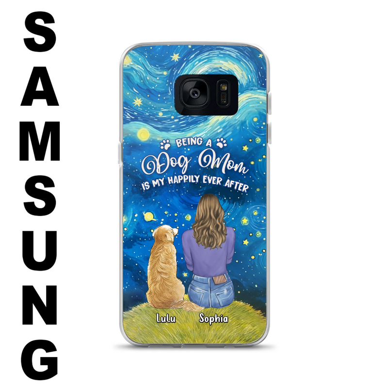 Personalized Dog Mom Phone Case - Up to 3 Dogs - Mother's Day Gift Idea For Dog Lover - Dog Mama Life Is Ruff - Case For iPhone/ Samsung