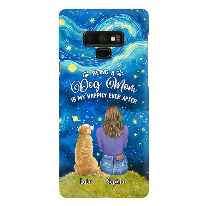 Personalized Dog Mom Phone Case - Up to 3 Dogs - Mother's Day Gift Idea For Dog Lover - Dog Mama Life Is Ruff - Case For iPhone/ Samsung