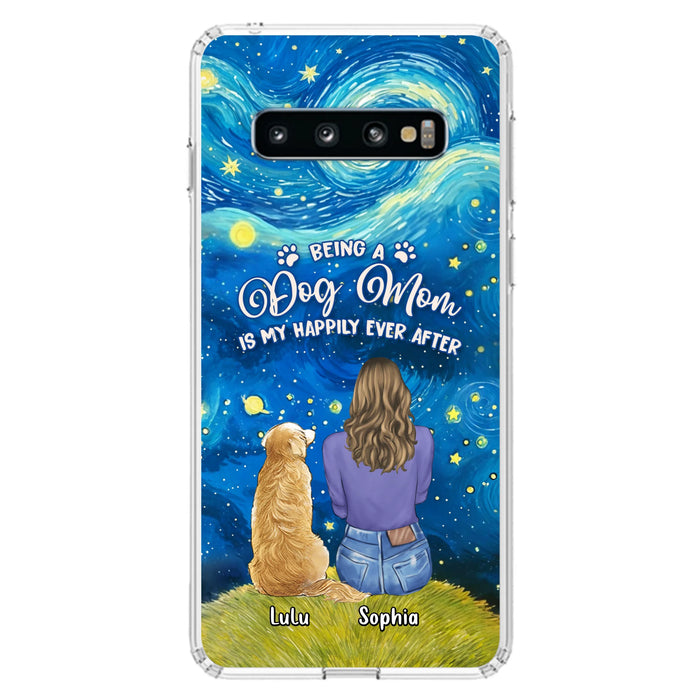 Personalized Dog Mom Phone Case - Up to 3 Dogs - Mother's Day Gift Idea For Dog Lover - Dog Mama Life Is Ruff - Case For iPhone/ Samsung