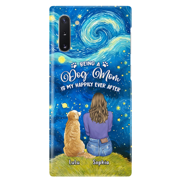 Personalized Dog Mom Phone Case - Up to 3 Dogs - Mother's Day Gift Idea For Dog Lover - Dog Mama Life Is Ruff - Case For iPhone/ Samsung