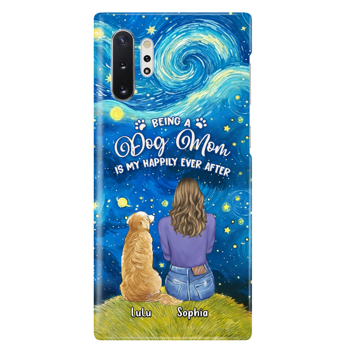 Personalized Dog Mom Phone Case - Up to 3 Dogs - Mother's Day Gift Idea For Dog Lover - Dog Mama Life Is Ruff - Case For iPhone/ Samsung