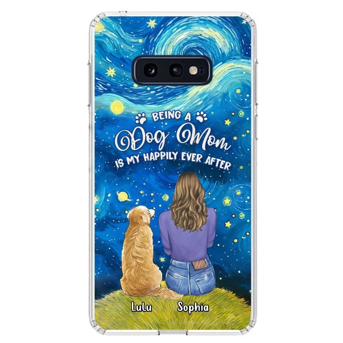 Personalized Dog Mom Phone Case - Up to 3 Dogs - Mother's Day Gift Idea For Dog Lover - Dog Mama Life Is Ruff - Case For iPhone/ Samsung