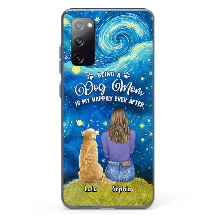 Personalized Dog Mom Phone Case - Up to 3 Dogs - Mother's Day Gift Idea For Dog Lover - Dog Mama Life Is Ruff - Case For iPhone/ Samsung