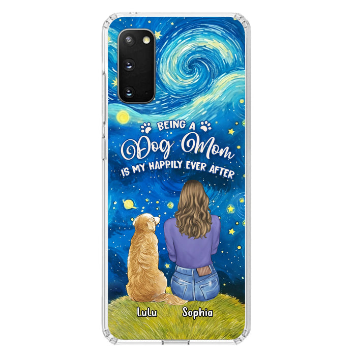 Personalized Dog Mom Phone Case - Up to 3 Dogs - Mother's Day Gift Idea For Dog Lover - Dog Mama Life Is Ruff - Case For iPhone/ Samsung