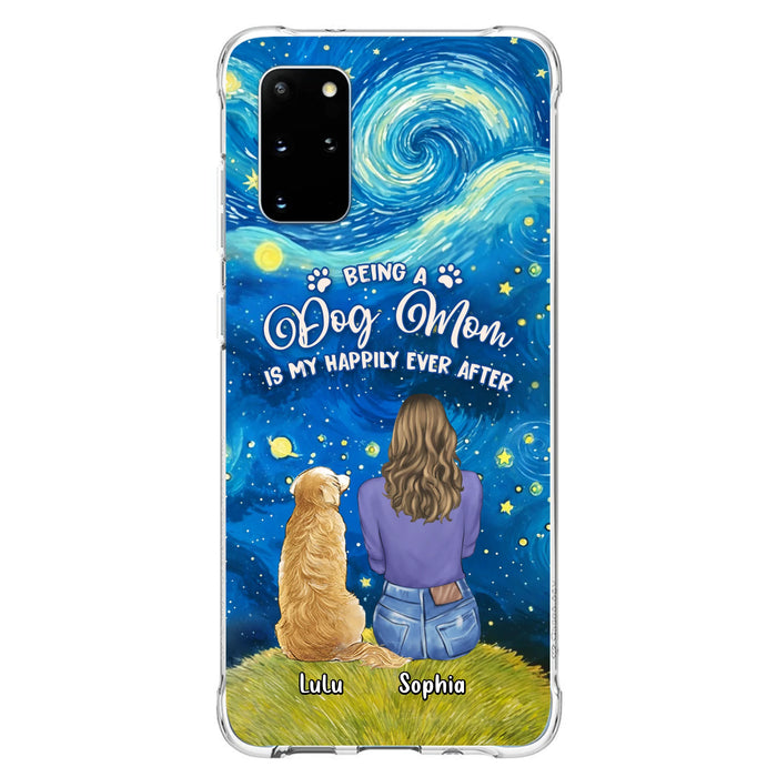 Personalized Dog Mom Phone Case - Up to 3 Dogs - Mother's Day Gift Idea For Dog Lover - Dog Mama Life Is Ruff - Case For iPhone/ Samsung