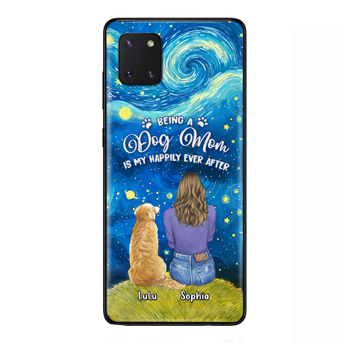 Personalized Dog Mom Phone Case - Up to 3 Dogs - Mother's Day Gift Idea For Dog Lover - Dog Mama Life Is Ruff - Case For iPhone/ Samsung