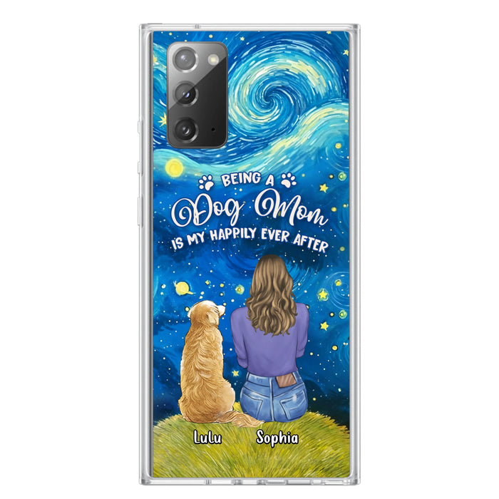 Personalized Dog Mom Phone Case - Up to 3 Dogs - Mother's Day Gift Idea For Dog Lover - Dog Mama Life Is Ruff - Case For iPhone/ Samsung