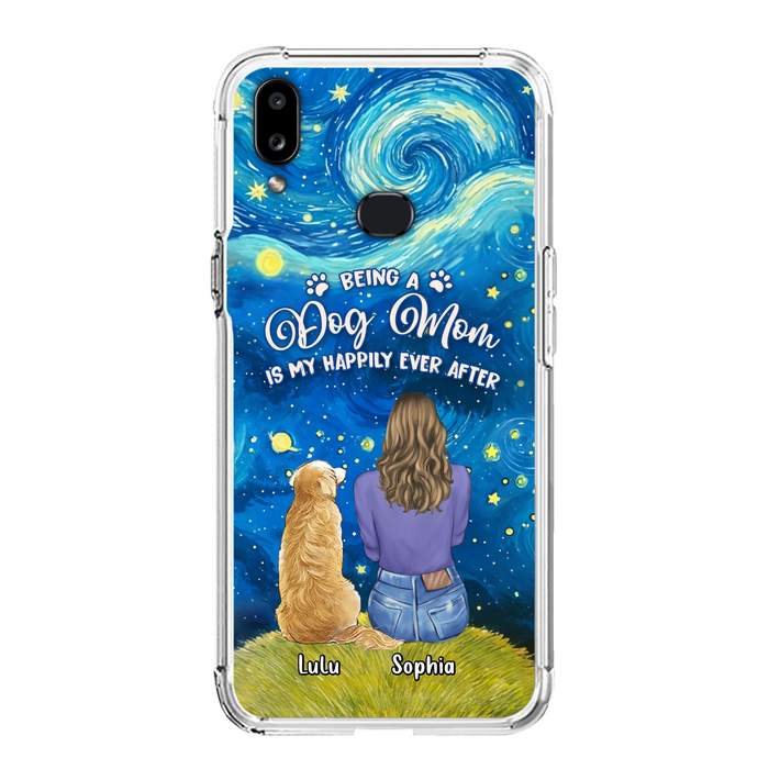 Personalized Dog Mom Phone Case - Up to 3 Dogs - Mother's Day Gift Idea For Dog Lover - Dog Mama Life Is Ruff - Case For iPhone/ Samsung
