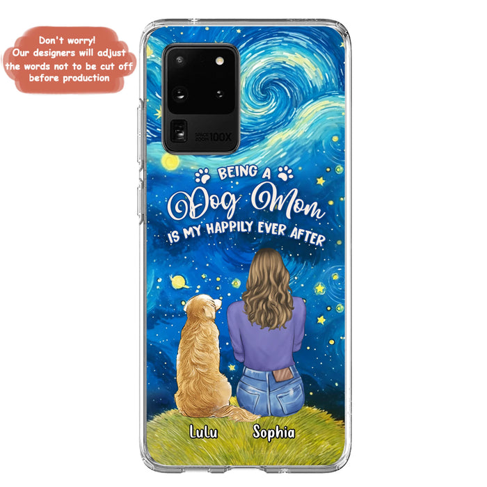 Personalized Dog Mom Phone Case - Up to 3 Dogs - Mother's Day Gift Idea For Dog Lover - Dog Mama Life Is Ruff - Case For iPhone/ Samsung