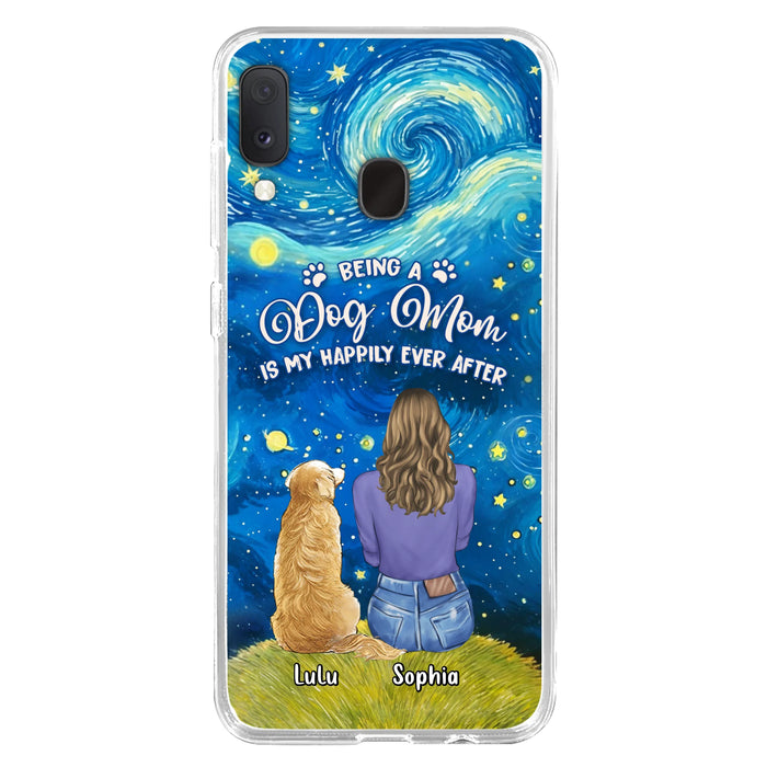 Personalized Dog Mom Phone Case - Up to 3 Dogs - Mother's Day Gift Idea For Dog Lover - Dog Mama Life Is Ruff - Case For iPhone/ Samsung