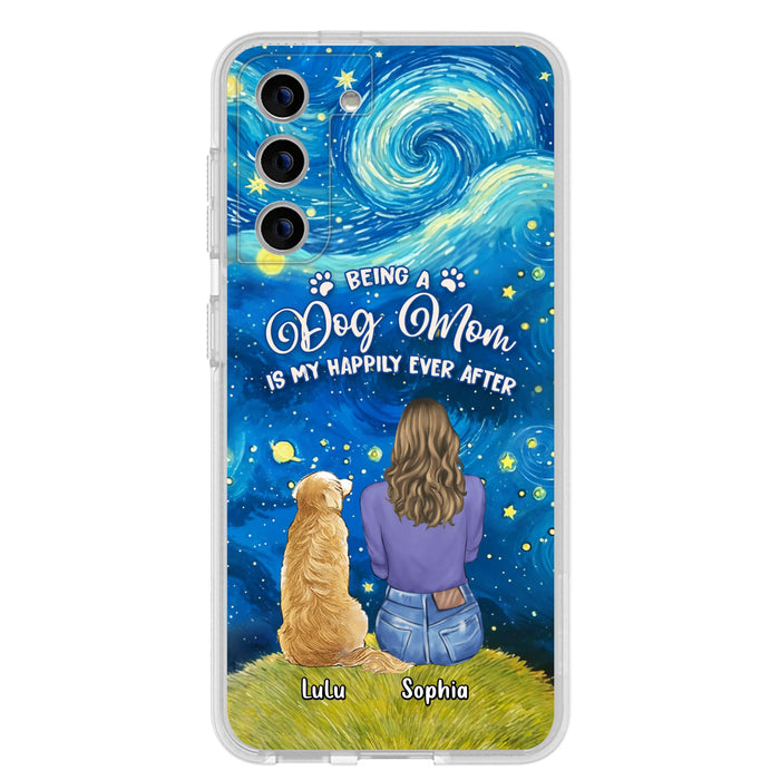 Personalized Dog Mom Phone Case - Up to 3 Dogs - Mother's Day Gift Idea For Dog Lover - Dog Mama Life Is Ruff - Case For iPhone/ Samsung