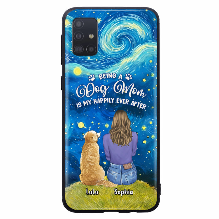 Personalized Dog Mom Phone Case - Up to 3 Dogs - Mother's Day Gift Idea For Dog Lover - Dog Mama Life Is Ruff - Case For iPhone/ Samsung