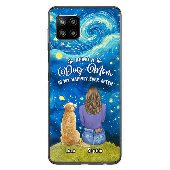 Personalized Dog Mom Phone Case - Up to 3 Dogs - Mother's Day Gift Idea For Dog Lover - Dog Mama Life Is Ruff - Case For iPhone/ Samsung