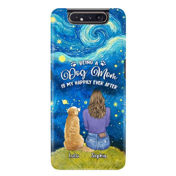 Personalized Dog Mom Phone Case - Up to 3 Dogs - Mother's Day Gift Idea For Dog Lover - Dog Mama Life Is Ruff - Case For iPhone/ Samsung