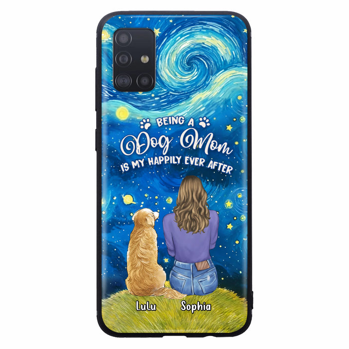 Personalized Dog Mom Phone Case - Up to 3 Dogs - Mother's Day Gift Idea For Dog Lover - Dog Mama Life Is Ruff - Case For iPhone/ Samsung