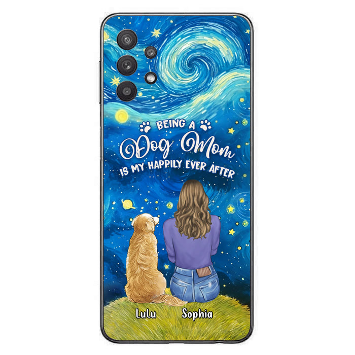 Personalized Dog Mom Phone Case - Up to 3 Dogs - Mother's Day Gift Idea For Dog Lover - Dog Mama Life Is Ruff - Case For iPhone/ Samsung