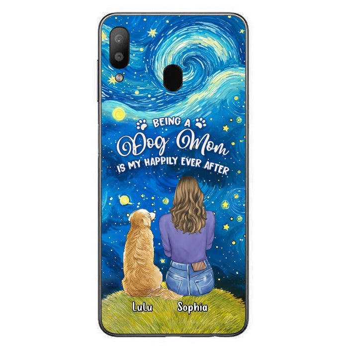 Personalized Dog Mom Phone Case - Up to 3 Dogs - Mother's Day Gift Idea For Dog Lover - Dog Mama Life Is Ruff - Case For iPhone/ Samsung