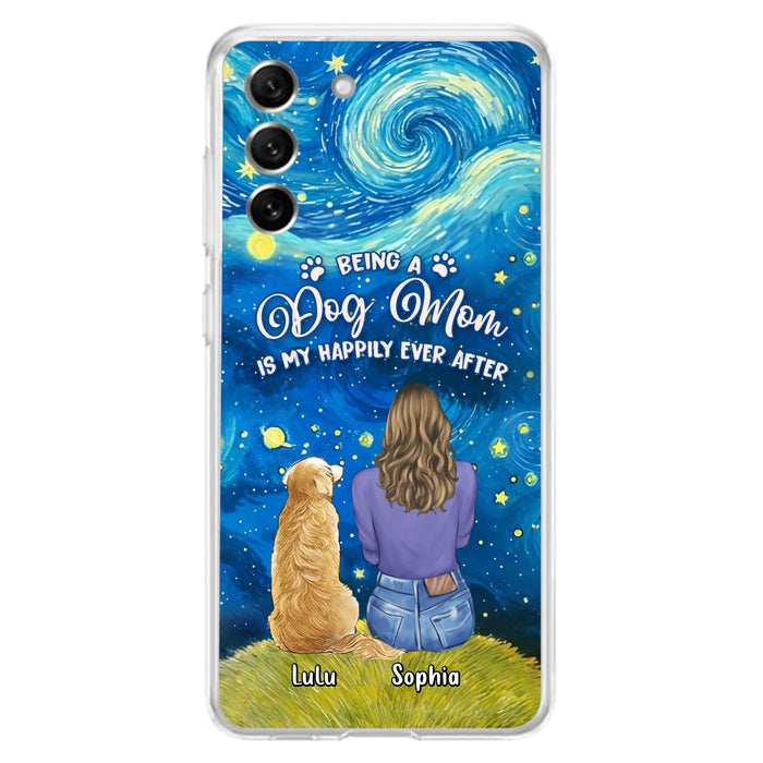 Personalized Dog Mom Phone Case - Up to 3 Dogs - Mother's Day Gift Idea For Dog Lover - Dog Mama Life Is Ruff - Case For iPhone/ Samsung