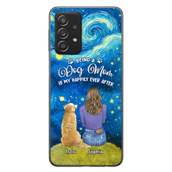 Personalized Dog Mom Phone Case - Up to 3 Dogs - Mother's Day Gift Idea For Dog Lover - Dog Mama Life Is Ruff - Case For iPhone/ Samsung