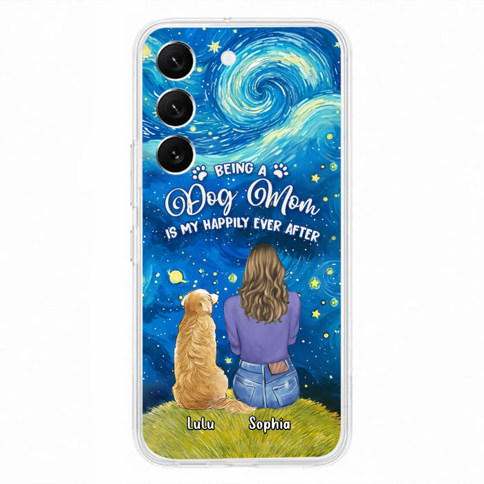Personalized Dog Mom Phone Case - Up to 3 Dogs - Mother's Day Gift Idea For Dog Lover - Dog Mama Life Is Ruff - Case For iPhone/ Samsung