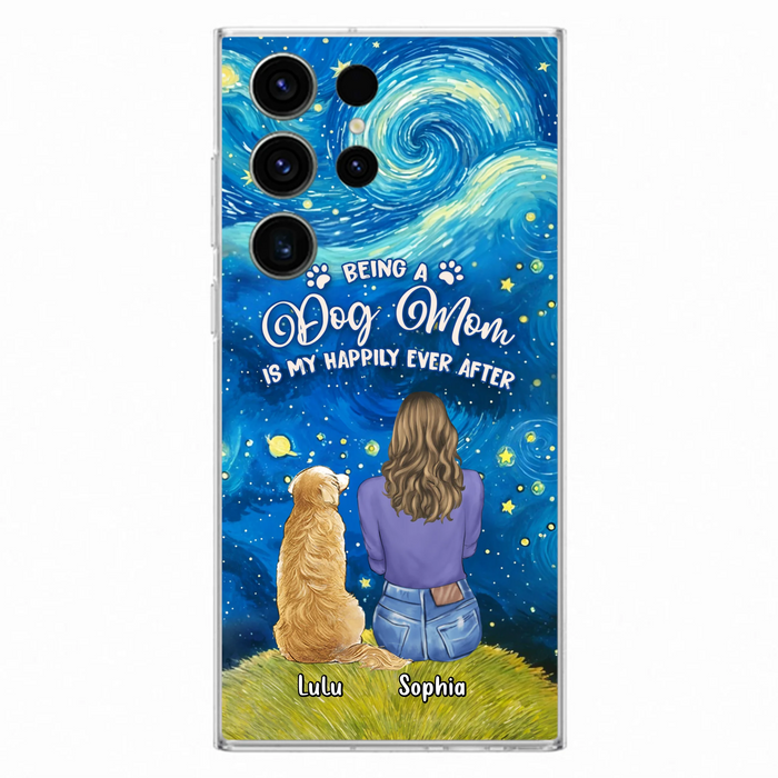 Personalized Dog Mom Phone Case - Up to 3 Dogs - Mother's Day Gift Idea For Dog Lover - Dog Mama Life Is Ruff - Case For iPhone/ Samsung